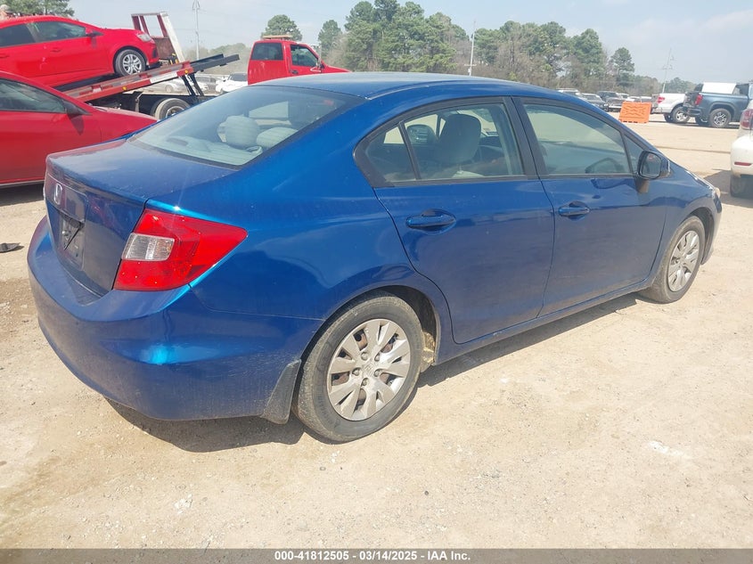 2012 HONDA CIVIC VIN: 2HGFB2F53CH545615