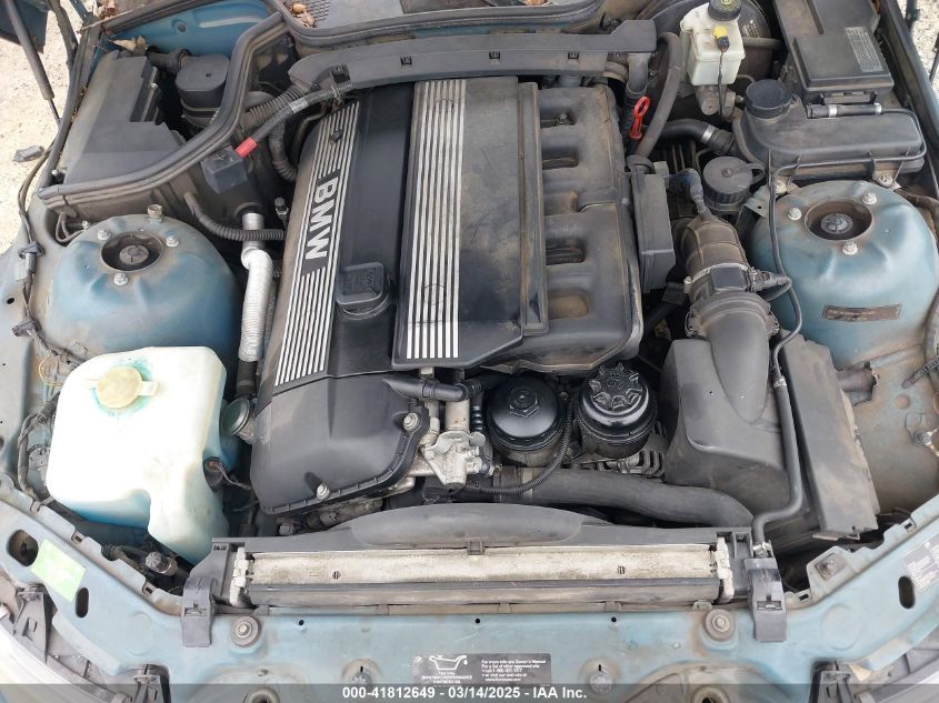 2001 BMW Z3 2.5I VIN: WBACN33481LK49139 Lot: 41812649