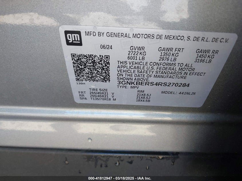 2024 CHEVROLET BLAZER FWD RS - 3GNKBERS4RS270284