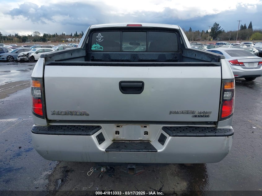2008 HONDA RIDGELINE VIN: 2HJYK16228H517329