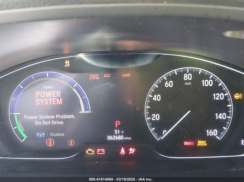 2019 HONDA INSIGHT VIN: 19XZE4F95KE020308