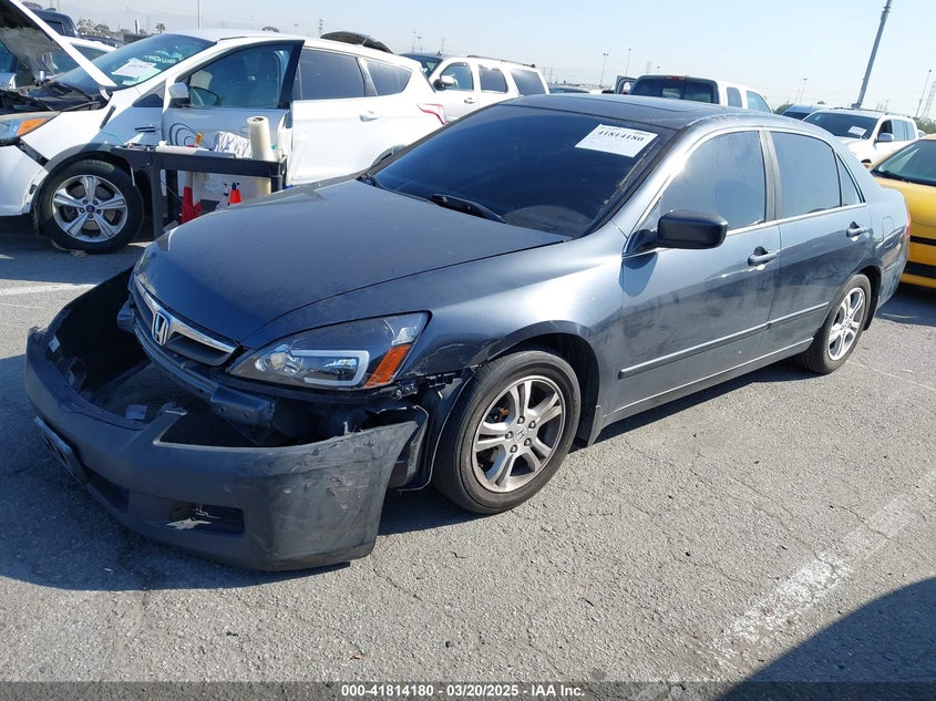 2007 HONDA ACCORD VIN: 1HGCM56867A151314