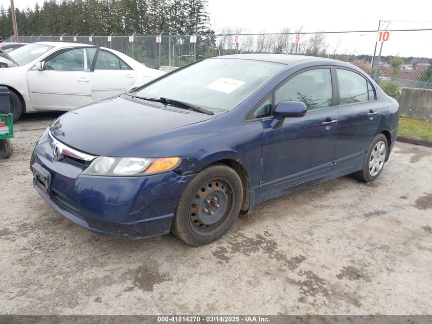 2007 HONDA CIVIC VIN: 1HGFA15527L133189