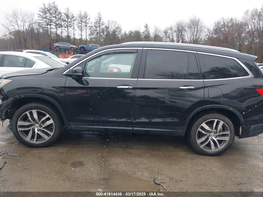 2017 Honda Pilot Elite VIN: 5FNYF6H00HB013806 Lot: 41814436