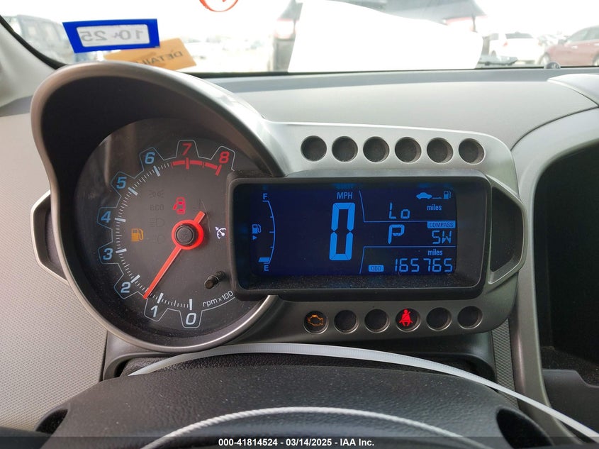 2012 CHEVROLET SONIC VIN: 1G1JC5SB5C4226659