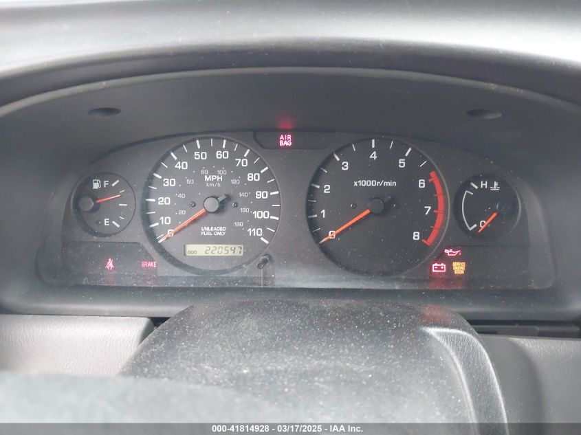 2000 Nissan Frontier Xe VIN: 1N6DD26S2YC343524 Lot: 41814928