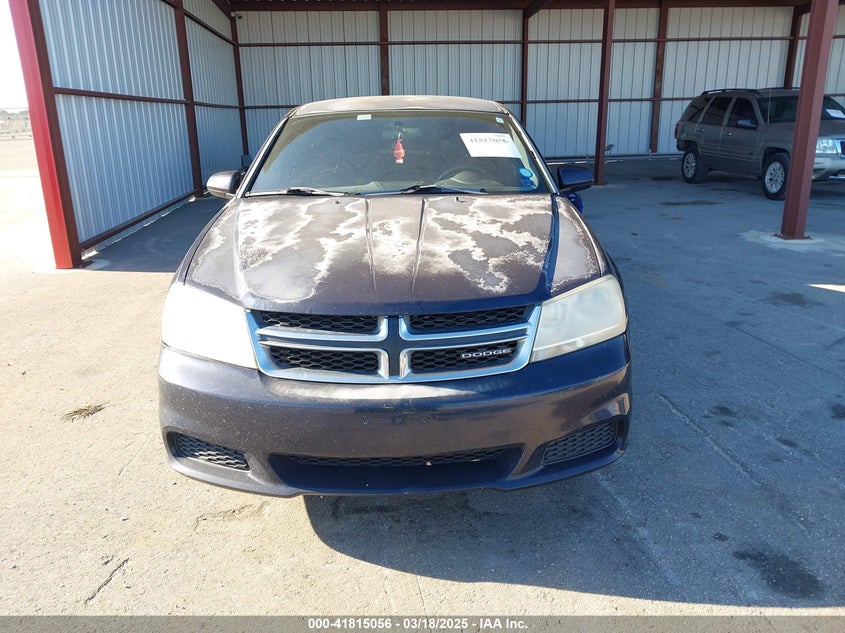 2012 DODGE AVENGER VIN: 1C3CDZCB4CN183658