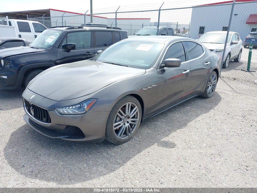 2016 MASERATI GHIBLI VIN: ZAM57XSAXG1176277
