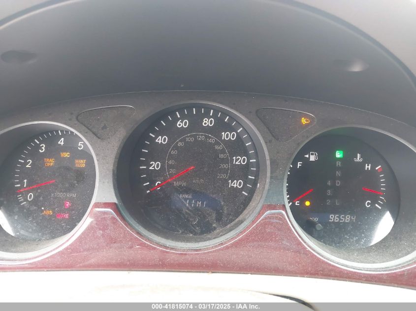 2004 Lexus Es 330 VIN: JTHBA30G645001729 Lot: 41815074