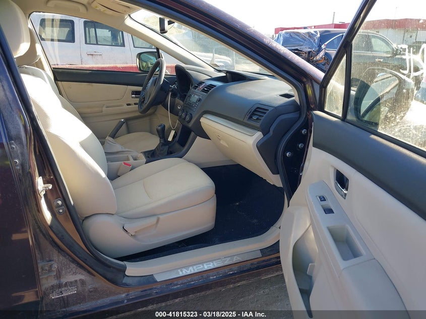 2013 SUBARU IMPREZA VIN: JF1GJAC62DG030671