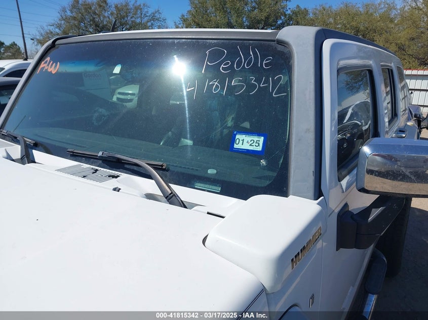 2007 HUMMER H3 SUV VIN: 5GTDN13E078255851