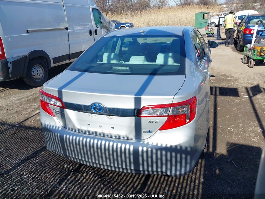 2014 TOYOTA CAMRY HYBRID XLE - 4T1BD1FK7EU114360