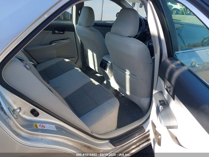 2014 TOYOTA CAMRY HYBRID XLE - 4T1BD1FK7EU114360