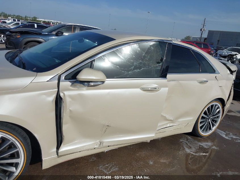 2018 Lincoln Mkz Premiere VIN: 3LN6L5A96JR622837 Lot: 41815498