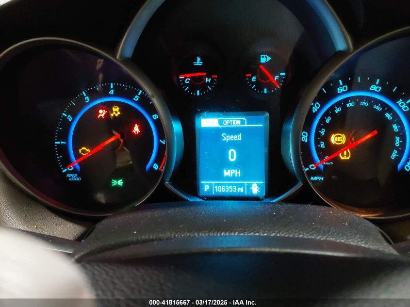 2016 Chevrolet Cruze Limited Ls Auto VIN: 1G1PC5SH0G7162937 Lot: 41815667