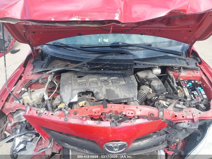 2011 TOYOTA COROLLA VIN: 2T1BU4EE6BC571672
