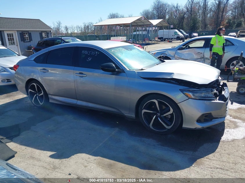 2021 HONDA ACCORD VIN: 1HGCV1F48MA068238