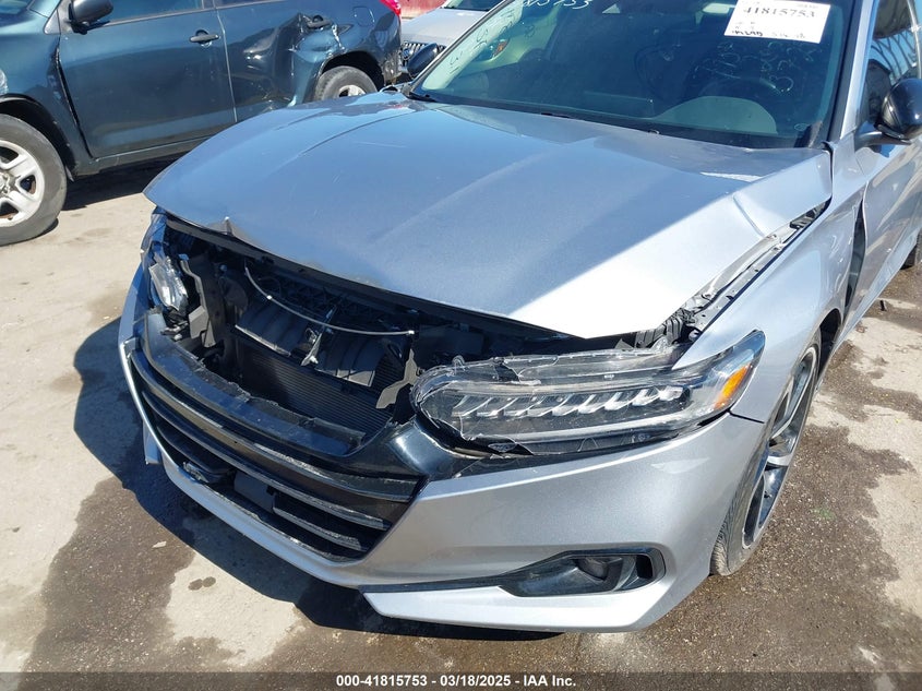 2021 HONDA ACCORD VIN: 1HGCV1F48MA068238