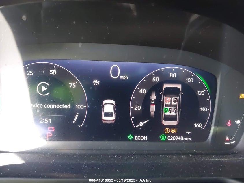 2023 HONDA ACCORD 2.0L I-4 DI, DOHC, V(VIN: 1HGCY2F88PA061780