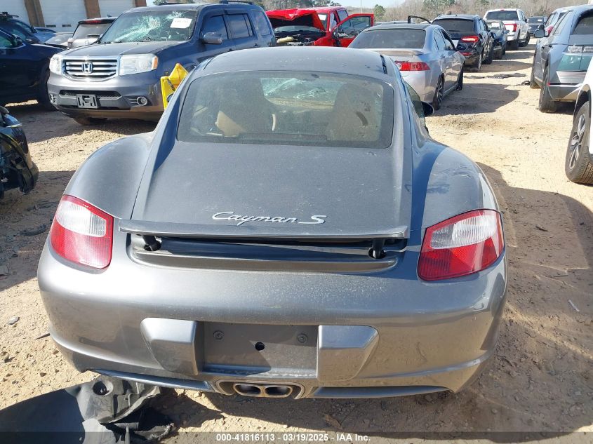 2008 Porsche Cayman S Porsche Design Edition 1 VIN: WP0AB29838U782737 Lot: 41816113