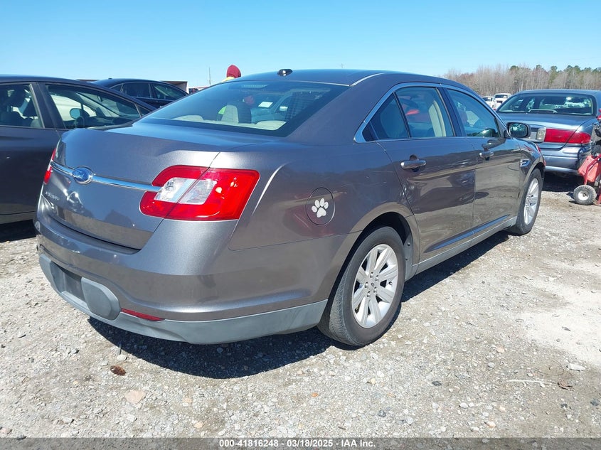 2011 FORD TAURUS VIN: 1FAHP2DW9BG187179