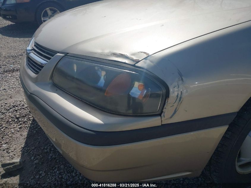 2004 Chevrolet Impala VIN: 2G1WF52E549302855 Lot: 41816288