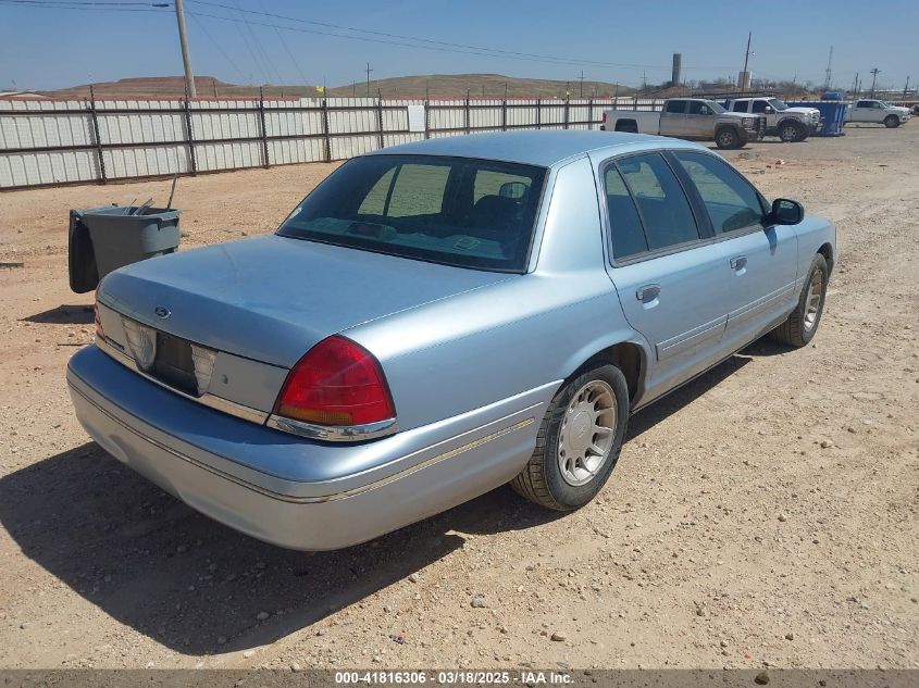 2001 Ford Crown Victoria Lx VIN: 2FAFP74W61X112307 Lot: 41816306
