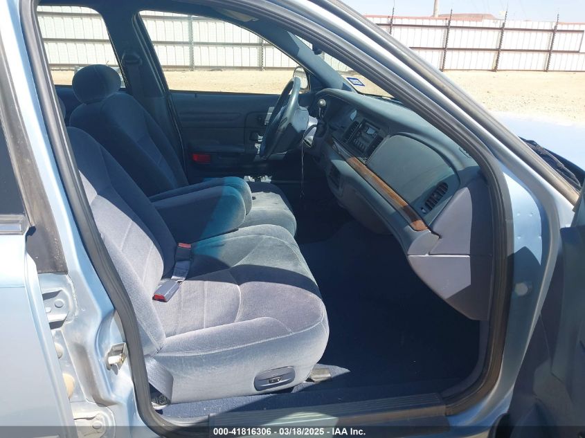 2001 Ford Crown Victoria Lx VIN: 2FAFP74W61X112307 Lot: 41816306