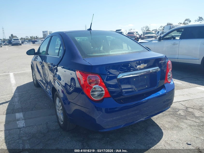 2014 CHEVROLET SONIC VIN: 1G1JC5SG8E4122441