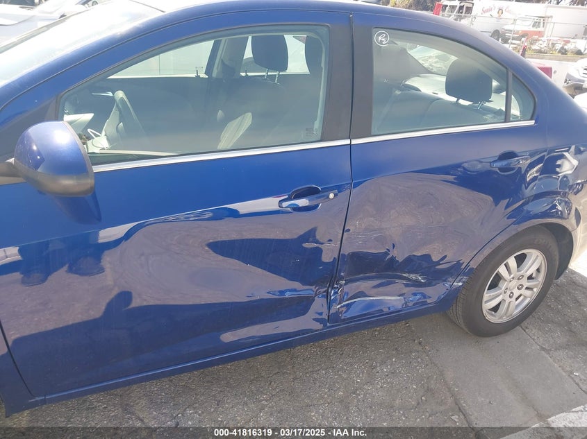 2014 CHEVROLET SONIC VIN: 1G1JC5SG8E4122441