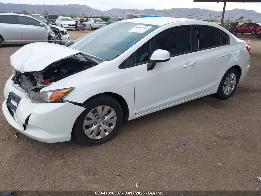 2012 HONDA CIVIC VIN: 19XFB2F56CE324830