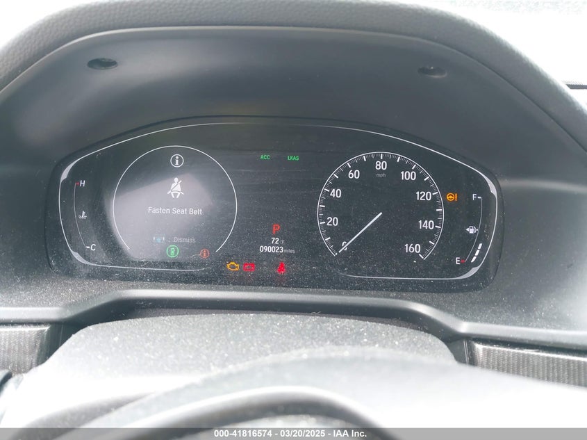 2020 HONDA ACCORD VIN: 1HGCV1F38LA125530