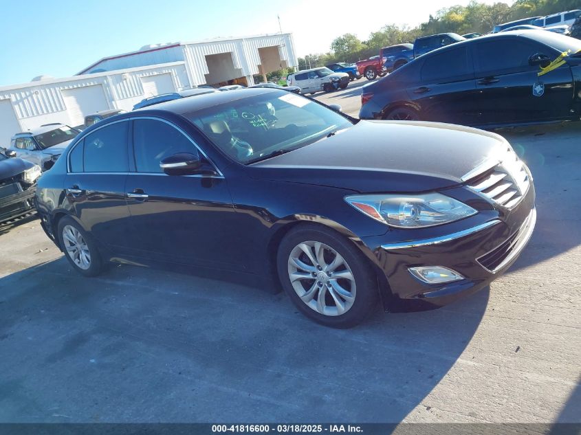 2012 Hyundai Genesis 3.8 VIN: KMHGC4DD4CU198035 Lot: 41816600