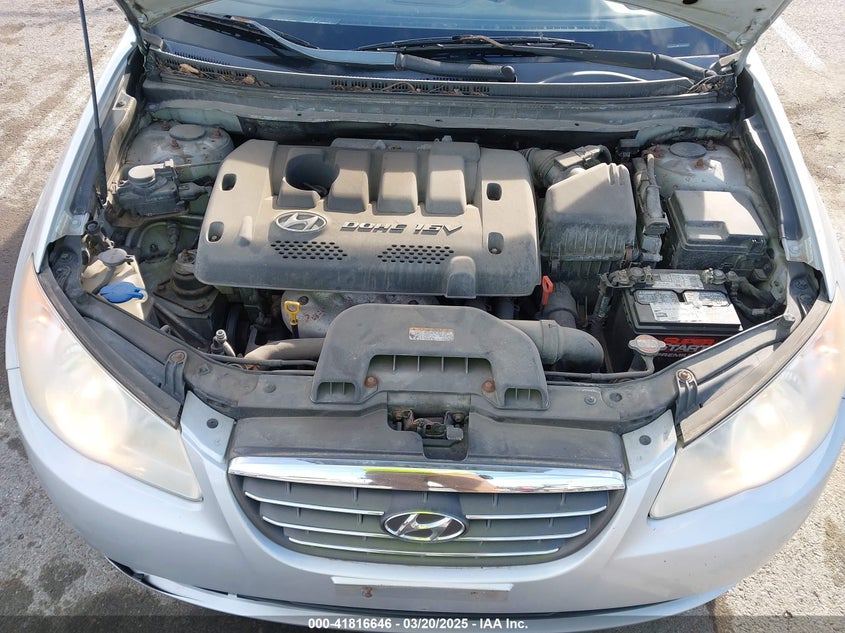 2007 HYUNDAI ELANTRA VIN: KMHDU46D77U208351