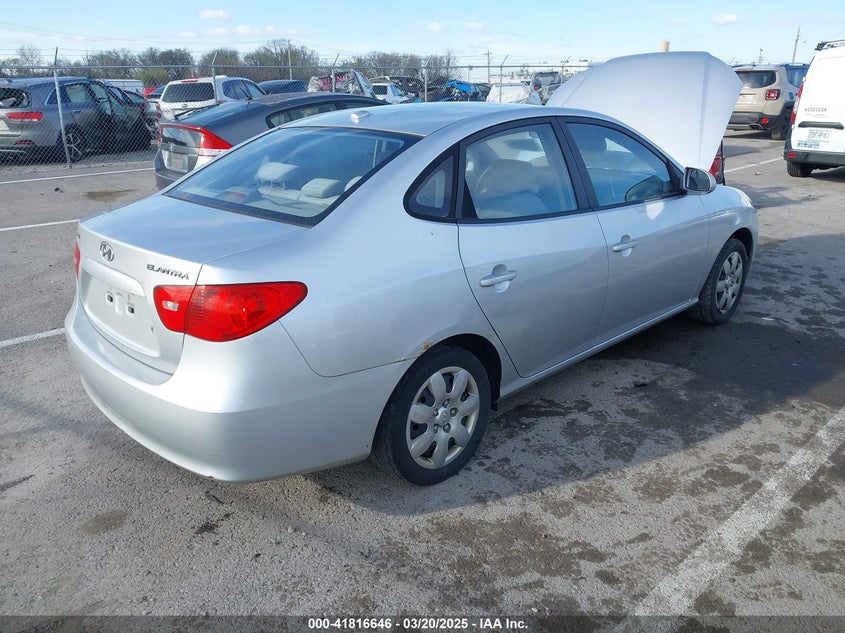2007 HYUNDAI ELANTRA VIN: KMHDU46D77U208351