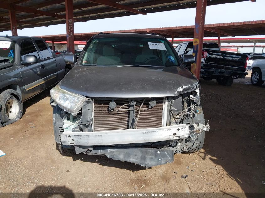 2013 Toyota Highlander Base Plus V6 VIN: 5TDZK3EH0DS134334 Lot: 41816783