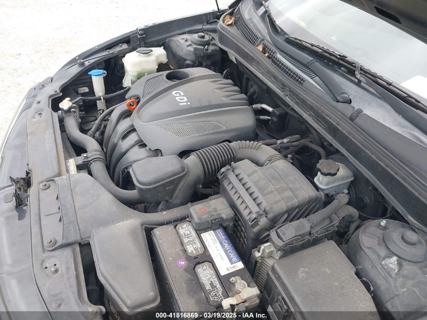 2012 Hyundai Sonata Gls VIN: 5NPEB4AC8CH498603 Lot: 41816869