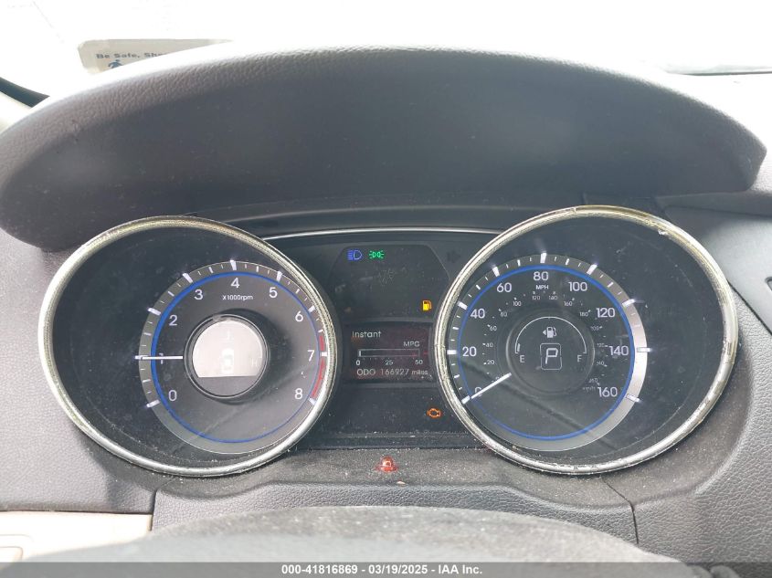 2012 Hyundai Sonata Gls VIN: 5NPEB4AC8CH498603 Lot: 41816869