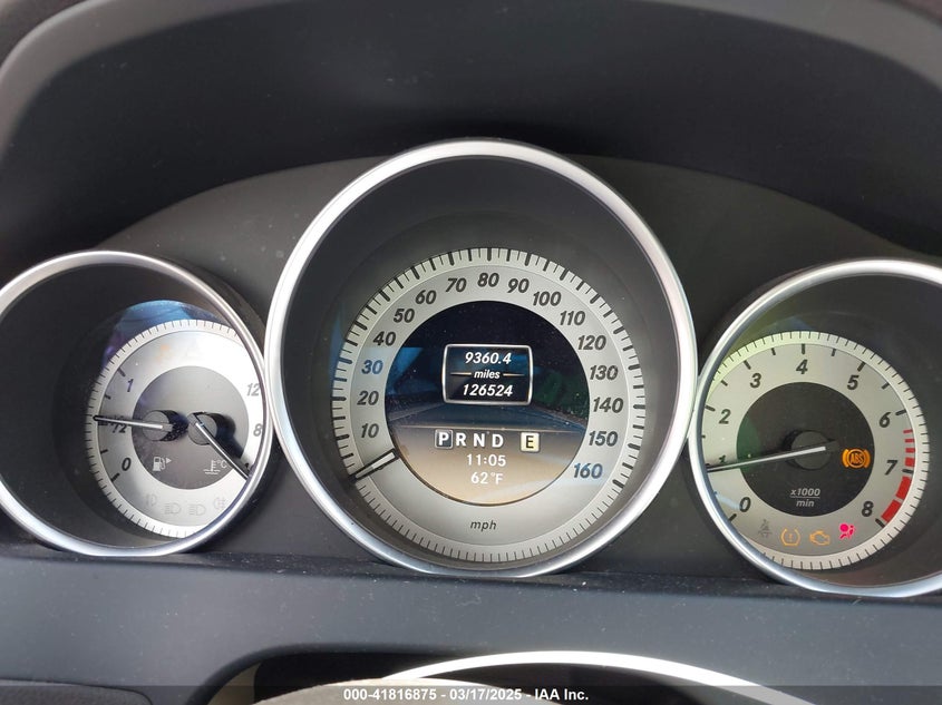 2012 MERCEDES-BENZ C 250 VIN: WDDGF4HB9CR237960