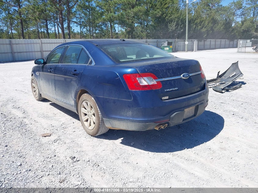 2012 FORD TAURUS VIN: 1FAHP2DW8CG115665