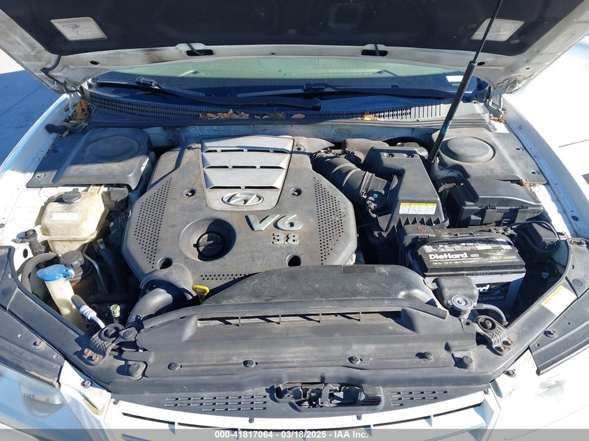 2006 HYUNDAI AZERA VIN: KMHFC46F56A130262