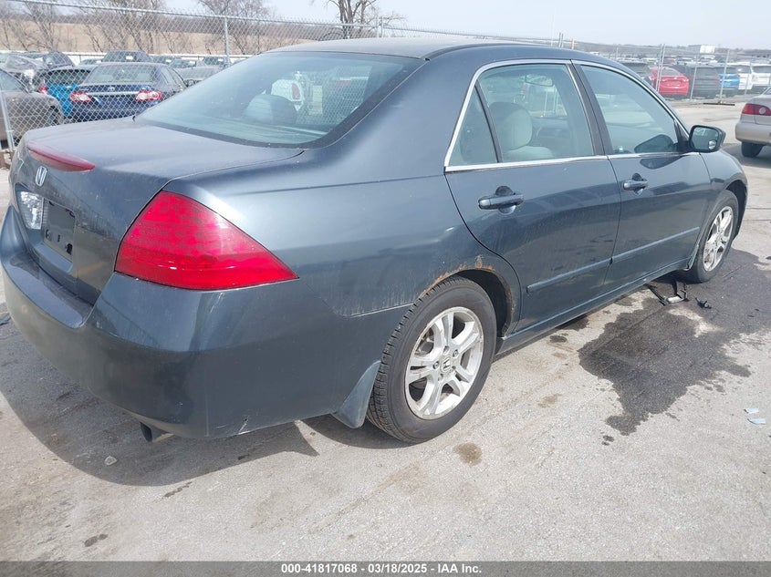 2006 HONDA ACCORD VIN: 1HGCM56376A104702