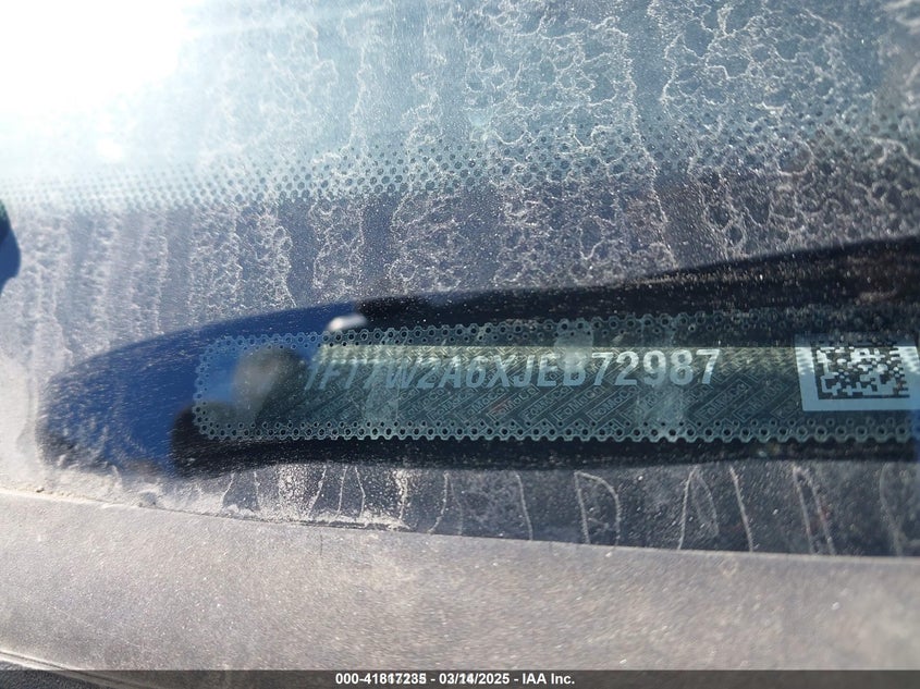 2018 FORD F-250 XL - 1FT7W2A6XJEB72987