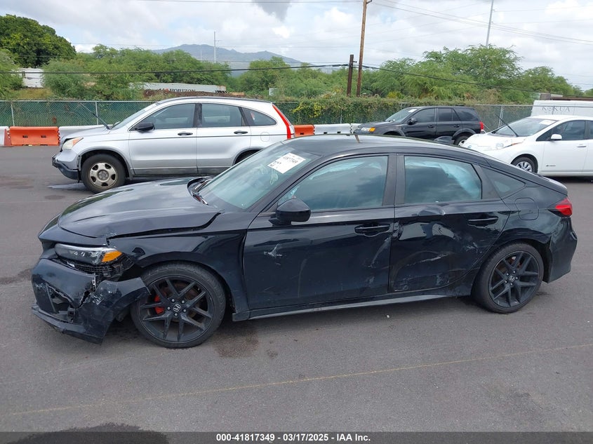 2022 HONDA CIVIC VIN: 19XFL2H83NE007756