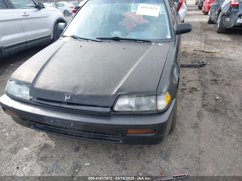 1989 Honda Civic Dx VIN: 1HGED3546KA076456 Lot: 41817672
