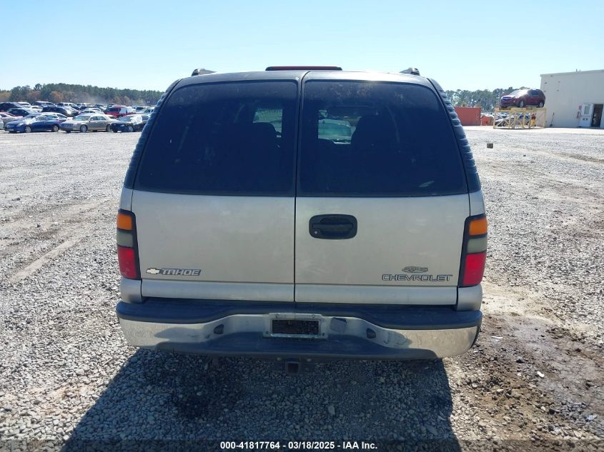 2004 Chevrolet Tahoe Ls VIN: 1GNEC13V14R286895 Lot: 41817764