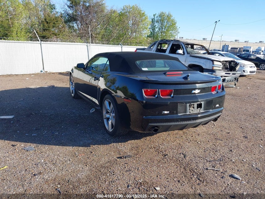 2012 CHEVROLET CAMARO VIN: 2G1FB3D35C9206900