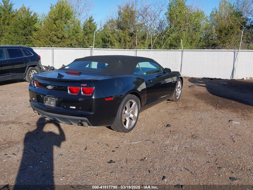 2012 CHEVROLET CAMARO VIN: 2G1FB3D35C9206900