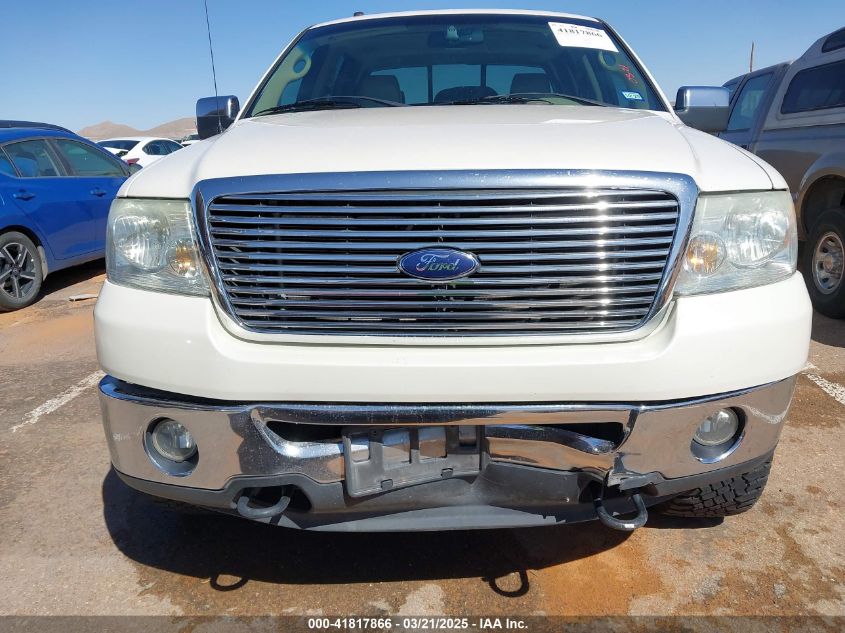 2007 Ford F-150 Fx4/Lariat/Xlt VIN: 1FTPW14V87FB74222 Lot: 41817866