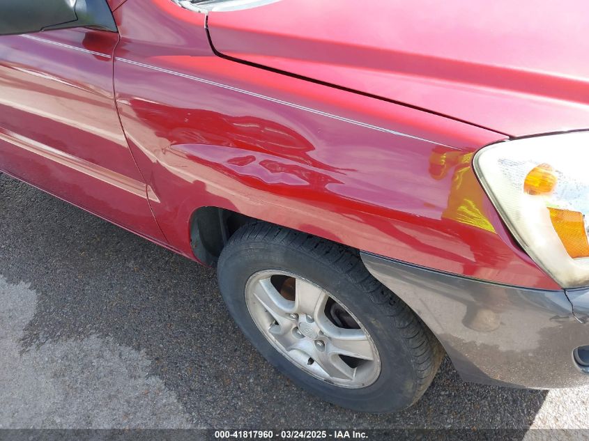 2007 Kia Sportage Lx VIN: KNDJF724577737157 Lot: 41817960